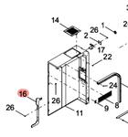  KMK-M1335-00 BRKT.,GATE COVER 